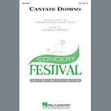 Download or print Laura Farnell Cantate Domino Sheet Music Printable PDF -page score for Concert / arranged TTBB SKU: 95181.