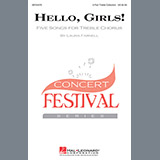 Download or print Laura Farnell Hello, Girls! Sheet Music Printable PDF -page score for Festival / arranged 2-Part Choir SKU: 83400.