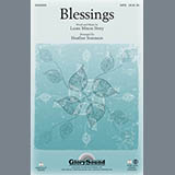 Download or print Heather Sorenson Blessings Sheet Music Printable PDF -page score for Religious / arranged SAB SKU: 153519.
