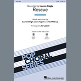 Download or print Lauren Daigle Rescue (arr. Ed Lojeski) Sheet Music Printable PDF -page score for Christian / arranged SATB Choir SKU: 452757.