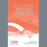 Download or print Laurie Akers Stand Strong (arr. Jonathan Comisar) Sheet Music Printable PDF -page score for Jewish / arranged SSA Choir SKU: 1286926.