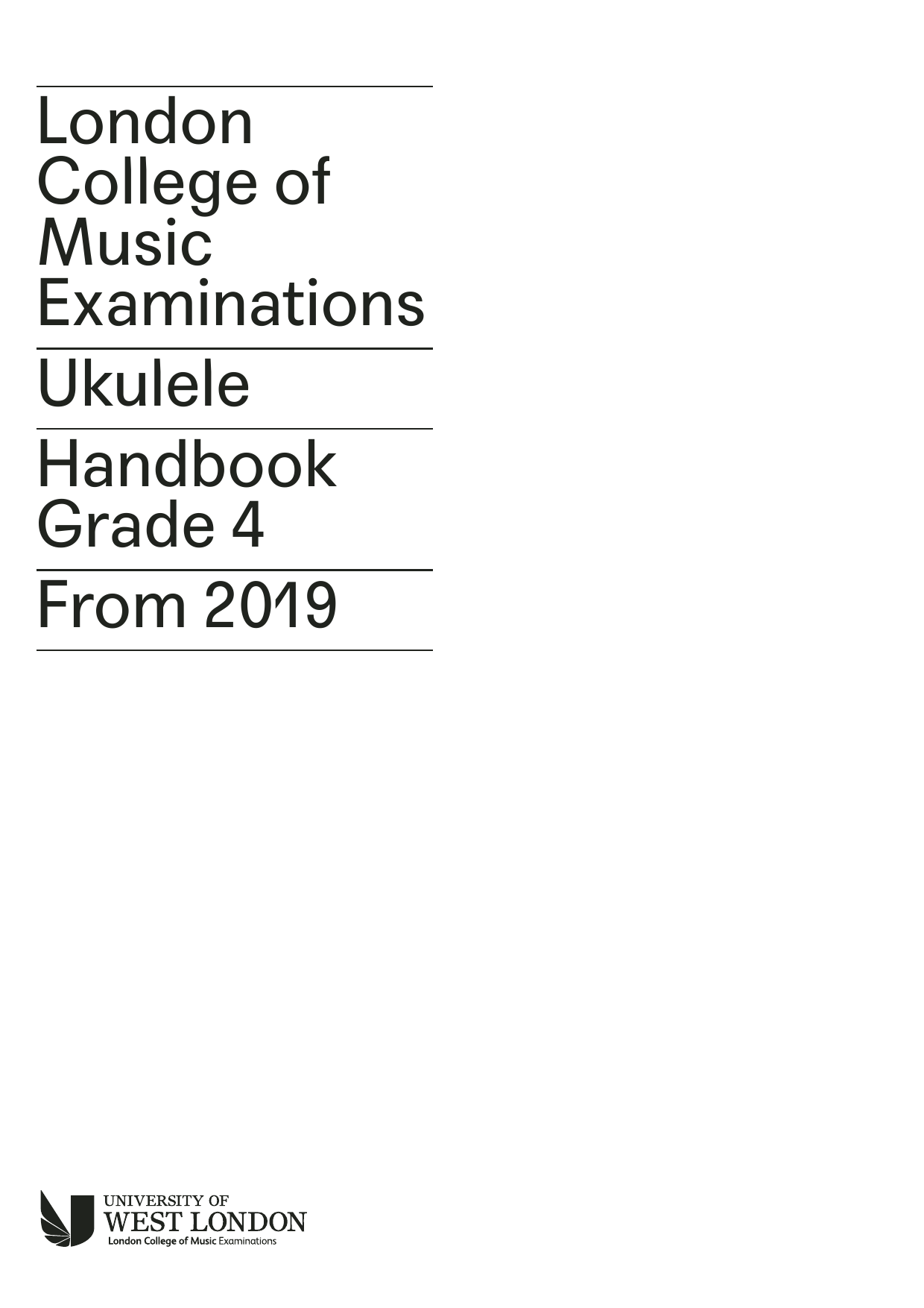 Download LCME LCME Ukulele Handbook Grade 4 Sheet Music and learn how to play Instrumental Method PDF digital score in minutes