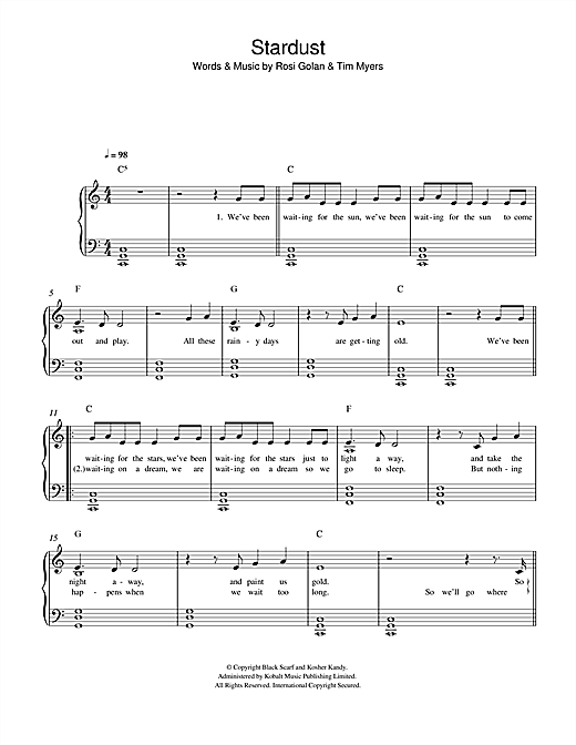 Download Lena Stardust Sheet Music and learn how to play Keyboard PDF digital score in minutes