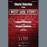 Download or print Leonard Bernstein & Stephen Sondheim Choral Medley from West Side Story (arr. William Stickles) Sheet Music Printable PDF -page score for Broadway / arranged SATB Choir SKU: 536090.
