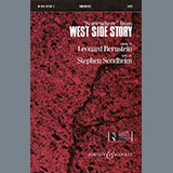 Download or print Leonard Bernstein & Stephen Sondheim Somewhere (from West Side Story) (arr. William Stickles) Sheet Music Printable PDF -page score for Broadway / arranged SATB Choir SKU: 536094.
