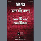 Download or print Leonard Bernstein Maria (from West Side Story) (arr. Ed Lojeski) Sheet Music Printable PDF -page score for Broadway / arranged TTBB Choir SKU: 536007.