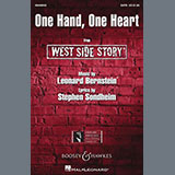 Download or print Leonard Bernstein One Hand, One Heart (from West Side Story) (arr. William Stickles) Sheet Music Printable PDF -page score for Broadway / arranged SSA Choir SKU: 533729.