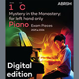 Download or print Lillie Harris Mystery in the Monastery: for left hand only (Grade 1, list C, ABRSM Piano Syllabus 2025 & 2026) Sheet Music Printable PDF -page score for Classical / arranged Piano Solo SKU: 1557565.