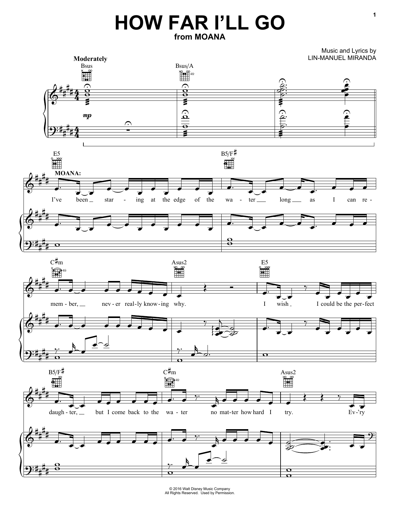 Download Alessia Cara How Far I'll Go Sheet Music and learn how to play Trombone PDF digital score in minutes