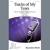 Download or print Linda Ronstadt Tracks Of My Tears (arr. Kirby Shaw) Sheet Music Printable PDF -page score for Oldies / arranged SATB Choir SKU: 434634.