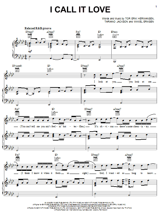 Download Lionel Richie I Call It Love Sheet Music and learn how to play Piano, Vocal & Guitar (Right-Hand Melody) PDF digital score in minutes