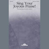 Download or print Lloyd Larson Sing Your Joyous Praise! Sheet Music Printable PDF -page score for Sacred / arranged SATB Choir SKU: 407494.