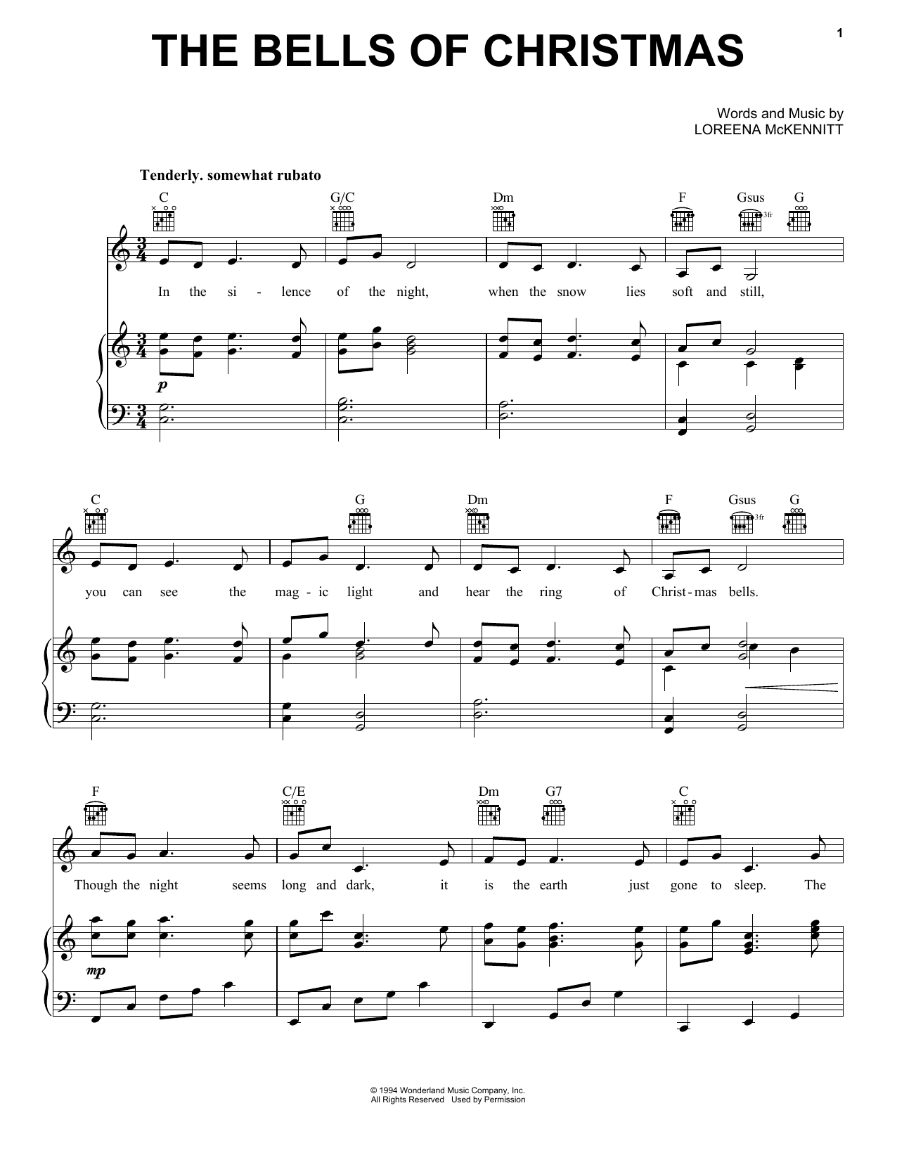 Christmas Carol/Song lyrics with chords for Ring Christmas Bells