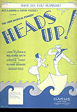 Download or print Lorenz Hart A Ship Without A Sail (from Heads Up!) Sheet Music Printable PDF -page score for Jazz / arranged Piano, Vocal & Guitar Chords (Right-Hand Melody) SKU: 1777273.