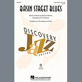 Download or print Spencer Williams Basin Street Blues (arr. Tom Anderson) Sheet Music Printable PDF -page score for Concert / arranged 3-Part Mixed SKU: 96419.