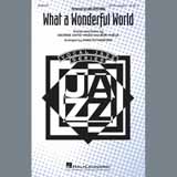 Download or print Louis Armstrong What A Wonderful World (arr. Paris Rutherford) Sheet Music Printable PDF -page score for Pop / arranged SATB Choir SKU: 409067.