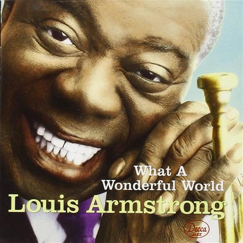 LAB NO 4 Louis Armstrong What A Wonderful World Song Soundwave Print Music  Lyrics Poster Onesie by Lab No 4 The Quotography Department - Pixels