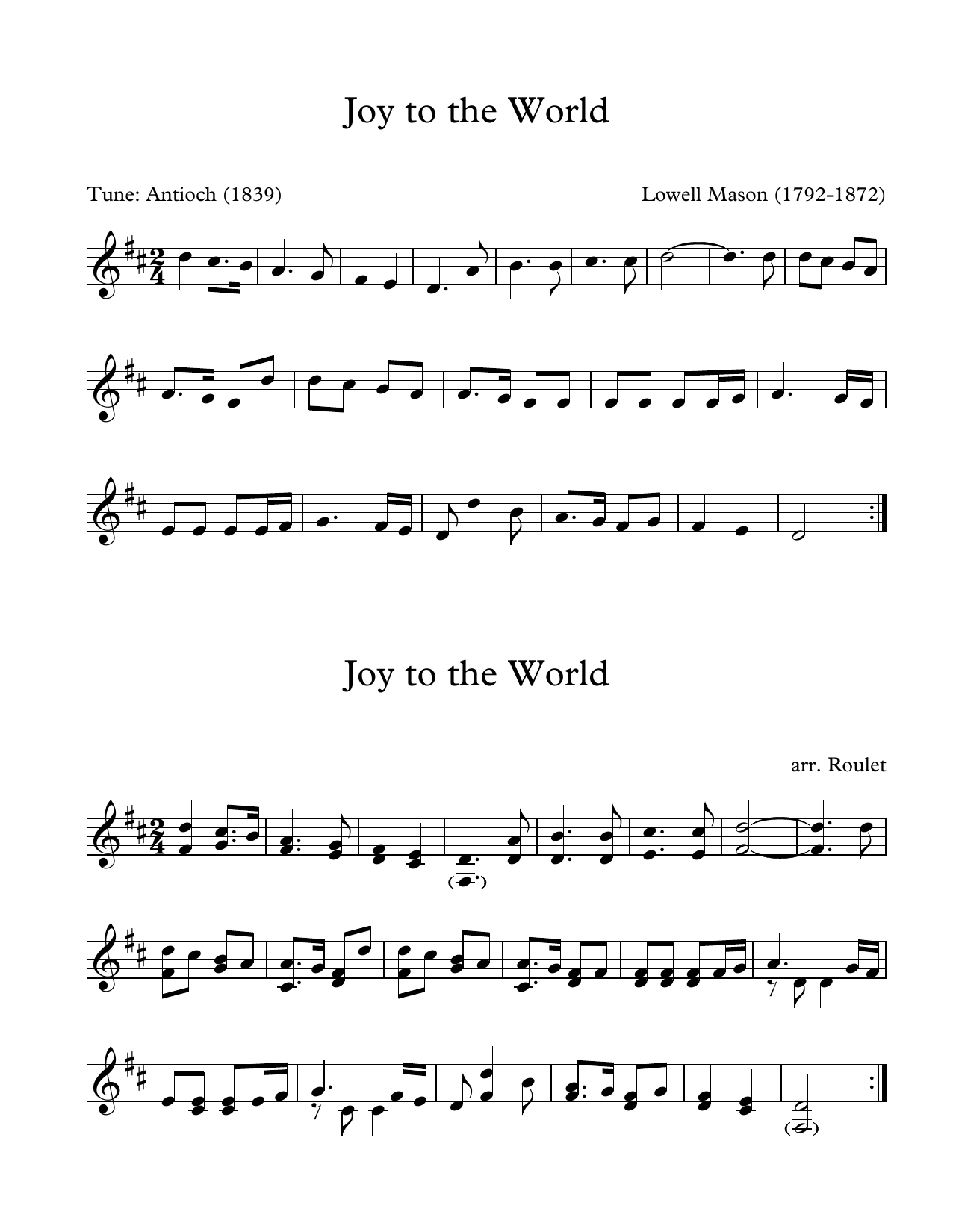 Download Lowell Mason Joy To The World (arr. Patrick Roulet) Sheet Music and learn how to play Marimba Solo PDF digital score in minutes