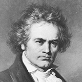 Download or print Ludwig van Beethoven 2nd Movement Theme - Allegretto (from Symphony No.7) Sheet Music Printable PDF -page score for Classical / arranged Piano Solo SKU: 111109.