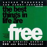 Download or print Luther Vandross & Janet Jackson The Best Things In Life Are Free Sheet Music Printable PDF -page score for Film and TV / arranged Piano, Vocal & Guitar (Right-Hand Melody) SKU: 30339.