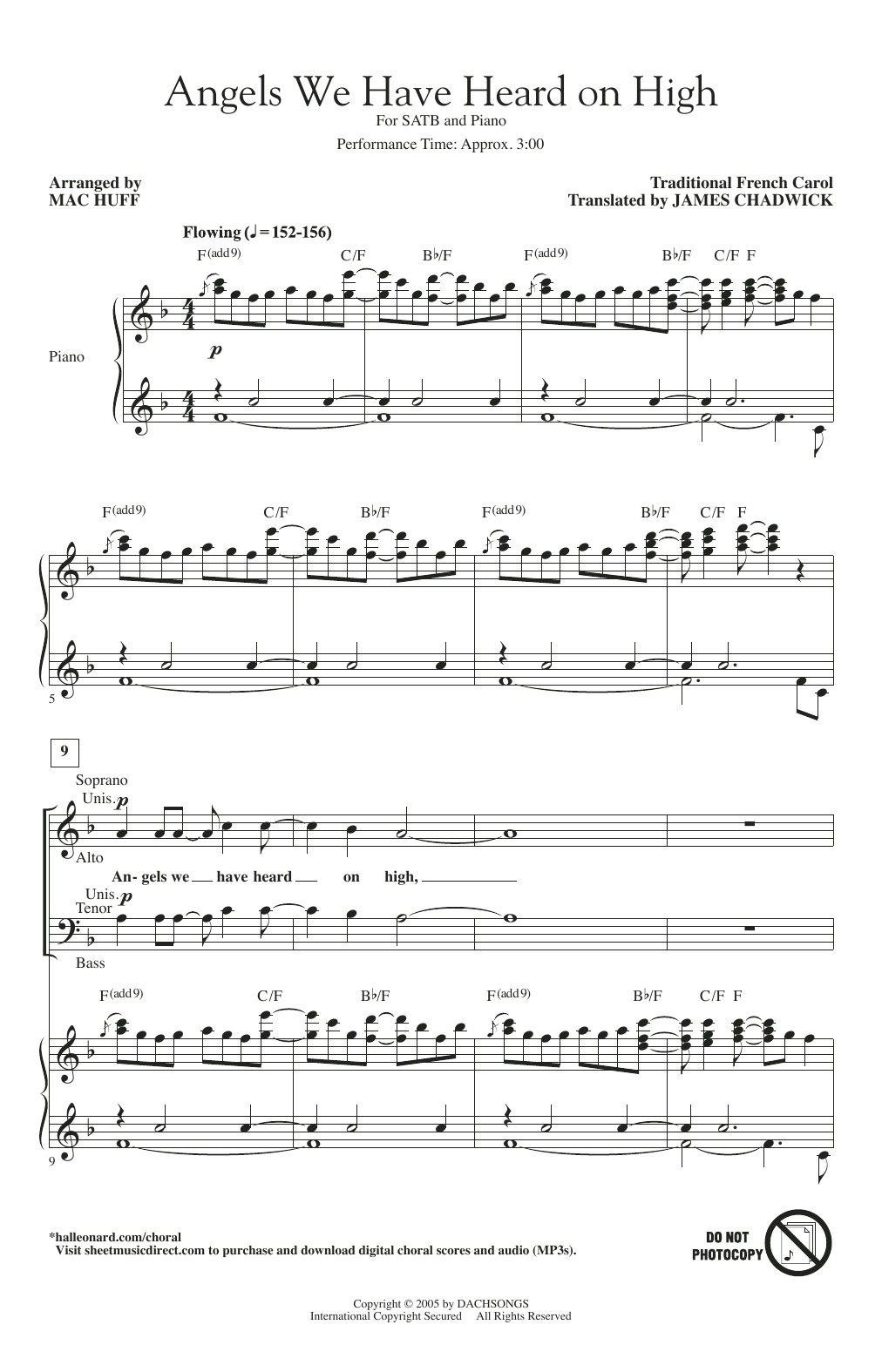 Download Mac Huff Celebrate Christmas! (Collection) Sheet Music and learn how to play SATB Choir PDF digital score in minutes