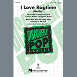 Download or print Mac Huff I Love Ragtime (Medley) Sheet Music Printable PDF -page score for Concert / arranged 2-Part Choir SKU: 152162.