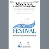Download or print Mac Huff Moana (Choral Highlights) Sheet Music Printable PDF -page score for Pop / arranged SATB SKU: 183583.