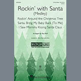 Download or print Mac Huff Rockin' With Santa (Medley) (arr. Mac Huff) Sheet Music Printable PDF -page score for Christmas / arranged 2-Part Choir SKU: 254915.