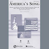 Download or print will.i.am America's Song (arr. Mac Huff) Sheet Music Printable PDF -page score for Concert / arranged SATB SKU: 98158.