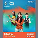 Download or print Madeleine Dring Polka (Grade 6, list C2, from the ABRSM Flute Syllabus from 2026) Sheet Music Printable PDF -page score for Classical / arranged Flute Solo SKU: 1765841.