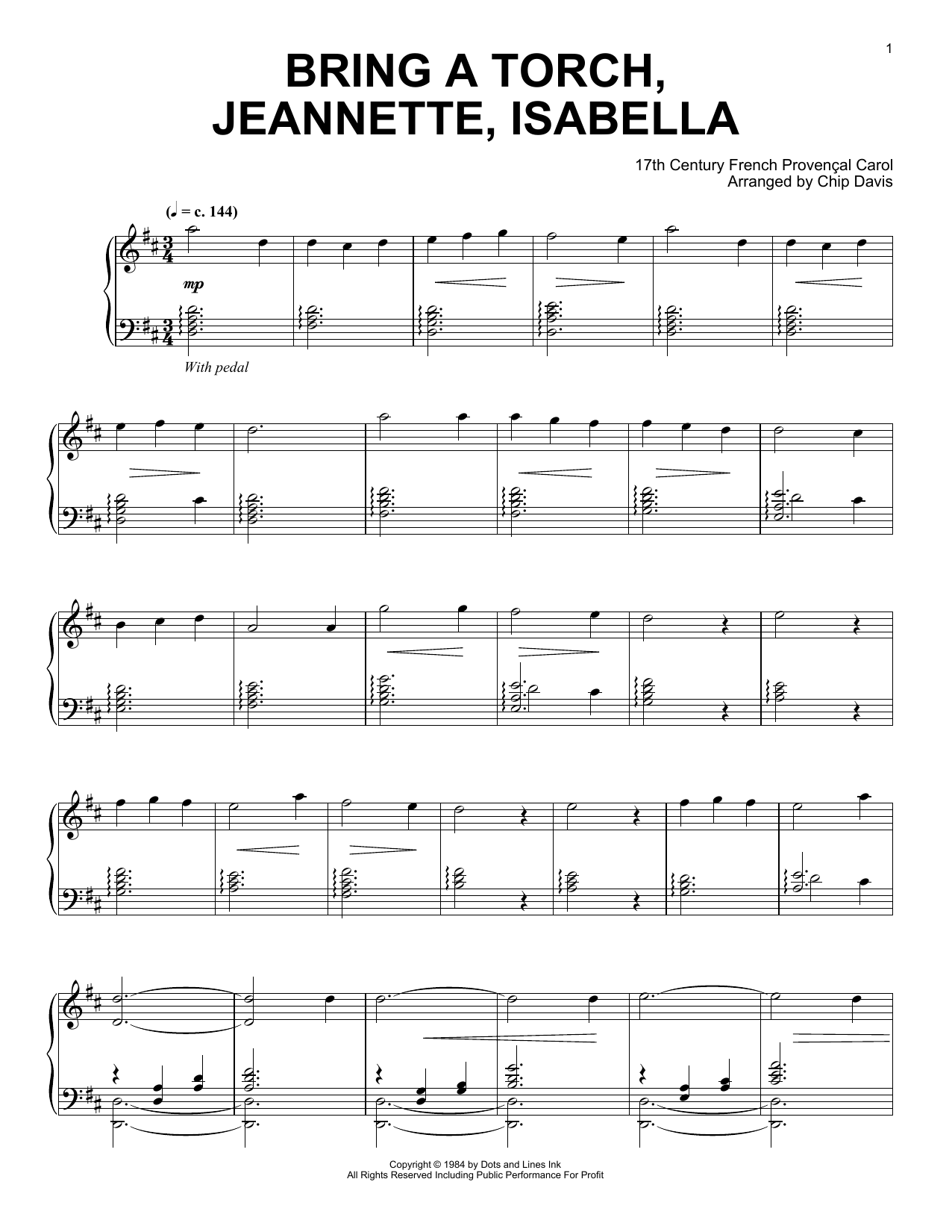 Download Mannheim Steamroller Bring A Torch, Jeanette Isabella Sheet Music and learn how to play Piano Solo PDF digital score in minutes