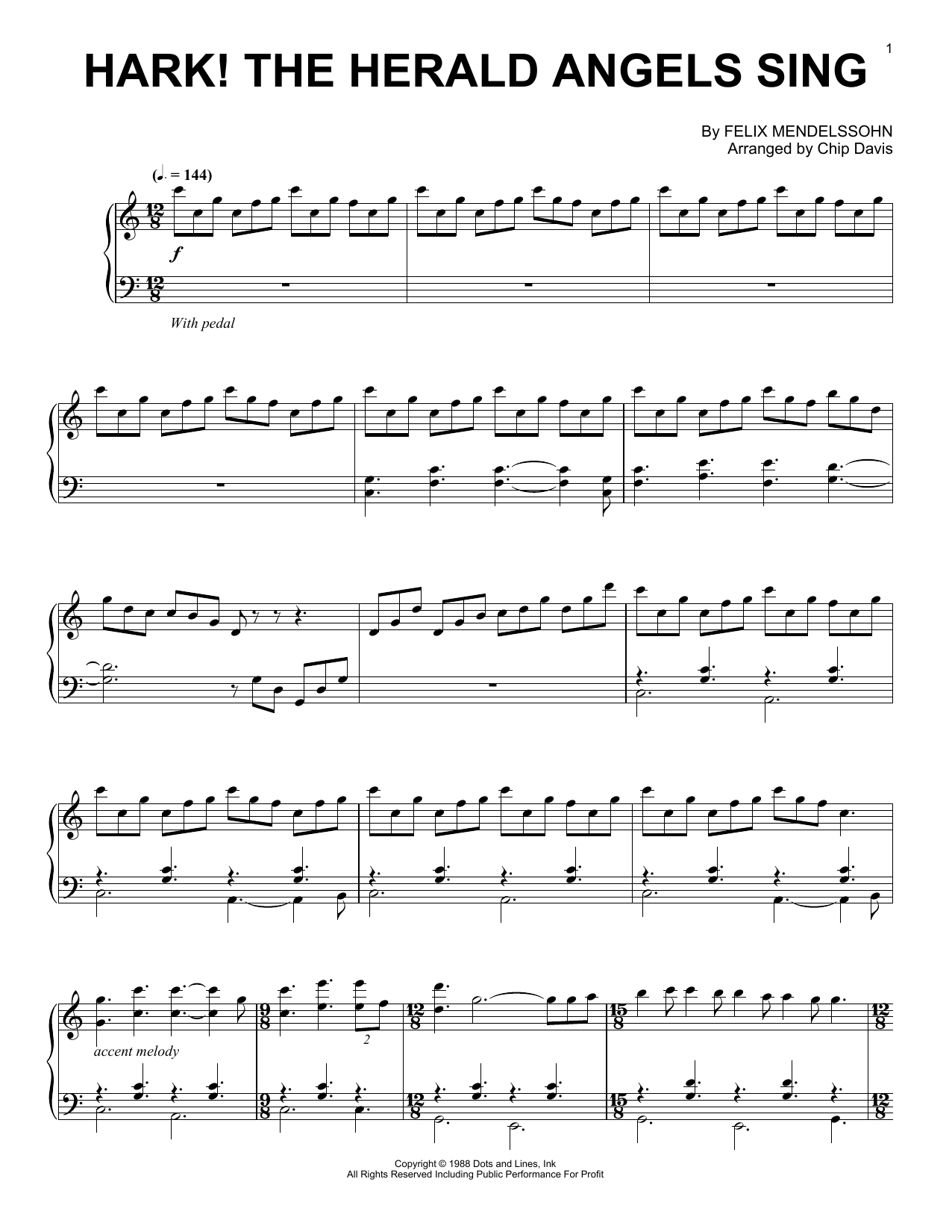 Download Mannheim Steamroller Hark! The Herald Angels Sing Sheet Music and learn how to play Piano Solo PDF digital score in minutes