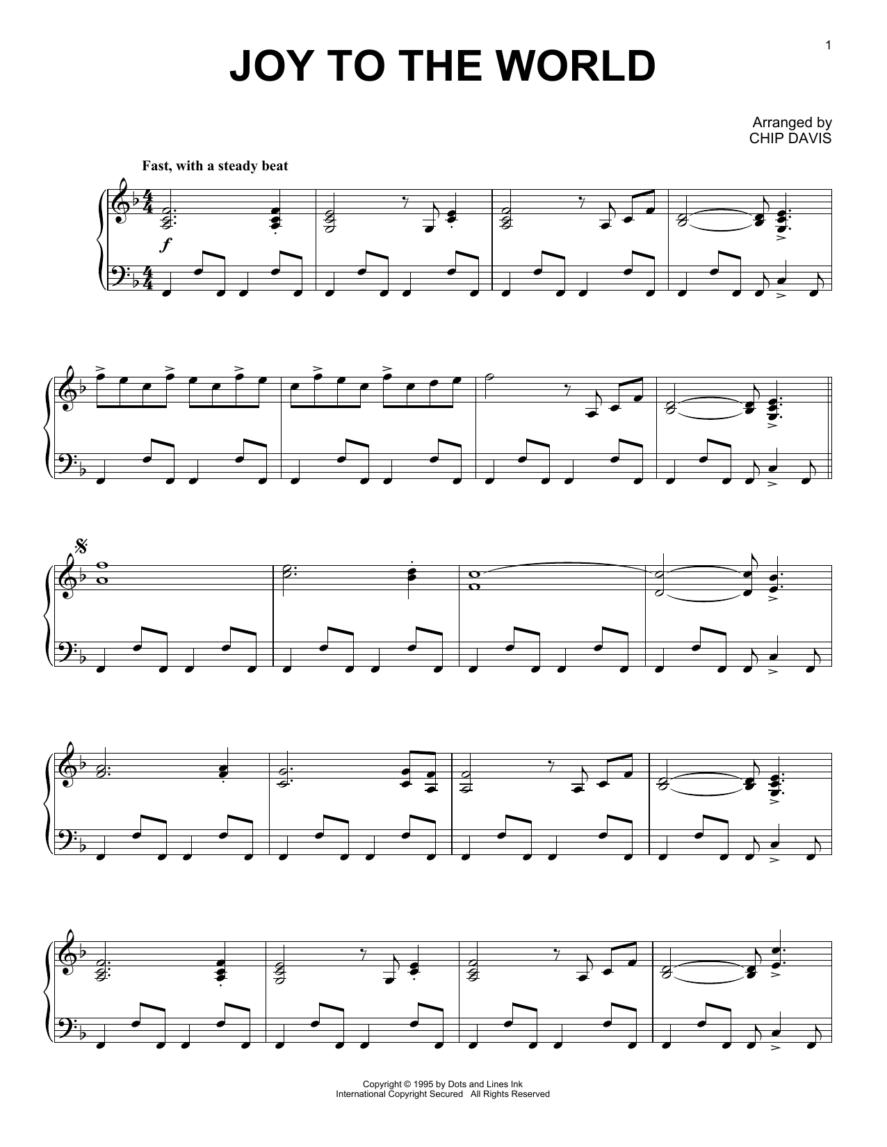 Download Mannheim Steamroller Joy To The World Sheet Music and learn how to play Piano Solo PDF digital score in minutes