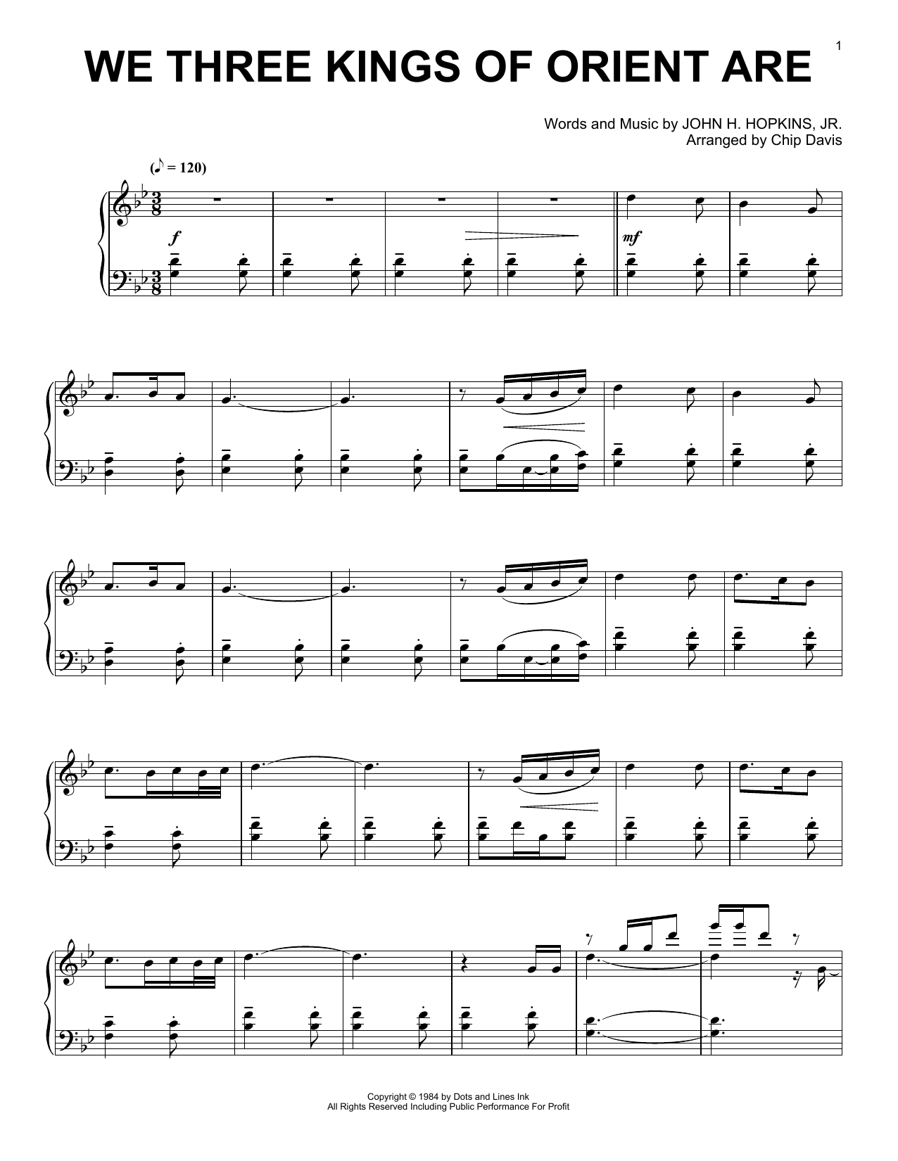 Download Mannheim Steamroller We Three Kings Of Orient Are Sheet Music and learn how to play Piano Solo PDF digital score in minutes