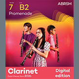 Download or print Marc Delmas Promenade (Grade 7, list B2, from the ABRSM Clarinet Syllabus from 2026) Sheet Music Printable PDF -page score for Classical / arranged Clarinet Solo SKU: 1765127.