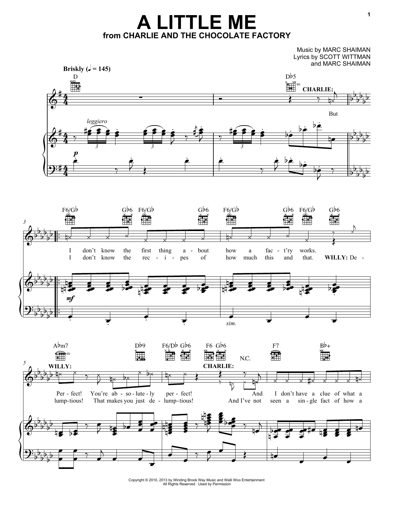 Download Marc Shaiman A Little Me Sheet Music and learn how to play Piano, Vocal & Guitar (Right-Hand Melody) PDF digital score in minutes