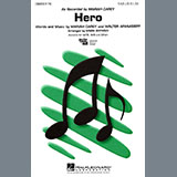 Download or print Mariah Carey Hero (arr. Mark Brymer) Sheet Music Printable PDF -page score for Pop / arranged 2-Part Choir SKU: 438852.