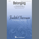 Download or print Marie-Clairé Saindon Belonging Sheet Music Printable PDF -page score for Festival / arranged SSAA Choir SKU: 1391312.