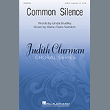 Download or print Marie-Claire Saindon Common Silence Sheet Music Printable PDF -page score for Concert / arranged SATB Choir SKU: 1153166.