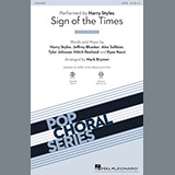 Download or print Mark Brymer Sign Of The Times Sheet Music Printable PDF -page score for Rock / arranged SATB SKU: 193818.