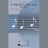 Download or print Mark Brymer A Tribute To Bon Jovi (Medley) Sheet Music Printable PDF -page score for Rock / arranged 2-Part Choir SKU: 83860.