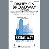 Download or print Mark Brymer Disney On Broadway (Medley) Sheet Music Printable PDF -page score for Disney / arranged SAB Choir SKU: 1238067.