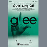Download or print Mark Brymer Guys' Sing-Off (from Glee) Sheet Music Printable PDF -page score for Film/TV / arranged TTBB Choir SKU: 283828.