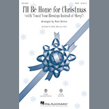 Download or print Mark Brymer I'll Be Home For Christmas Sheet Music Printable PDF -page score for Winter / arranged SATB SKU: 195649.