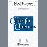 Download or print Mark Brymer Noel Fantasy Sheet Music Printable PDF -page score for Concert / arranged SATB SKU: 96761.