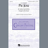 Download or print Mark Brymer Pie Jesu (from Requiem) Sheet Music Printable PDF -page score for Latin / arranged SATB Choir SKU: 289602.