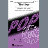 Download or print Mark Brymer Thriller Sheet Music Printable PDF -page score for Funk / arranged SATB Choir SKU: 282764.