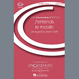 Download or print Mark Sirett J'entends Le Moulin Sheet Music Printable PDF -page score for Concert / arranged 2-Part Choir SKU: 70114.