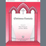 Download or print Mark Thallander and Bruce Wilkin Christmas Fantasia Sheet Music Printable PDF -page score for Concert / arranged Organ SKU: 1828457.