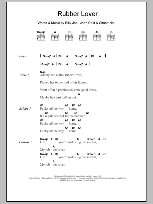 Download Marmaduke Duke Rubber Lover Sheet Music and learn how to play Lyrics & Chords PDF digital score in minutes